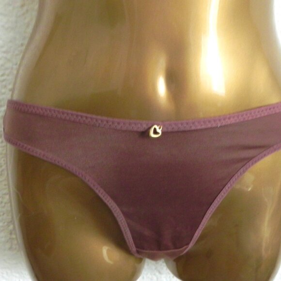 NWT Brown Bra and Thong Set | Small Panties with 34C Padded Bra - Picture 2 of 6